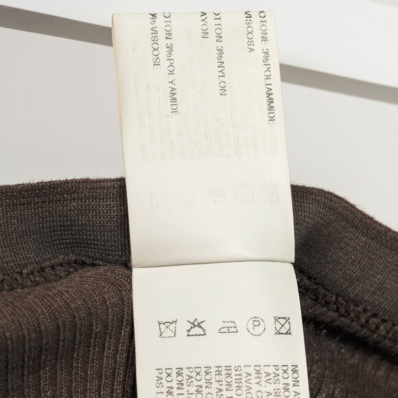 Rick Owens Anthem SS/11 "Dust" Silk-Blend Bias-Cut Midi Skirt - Picture 8 of 9